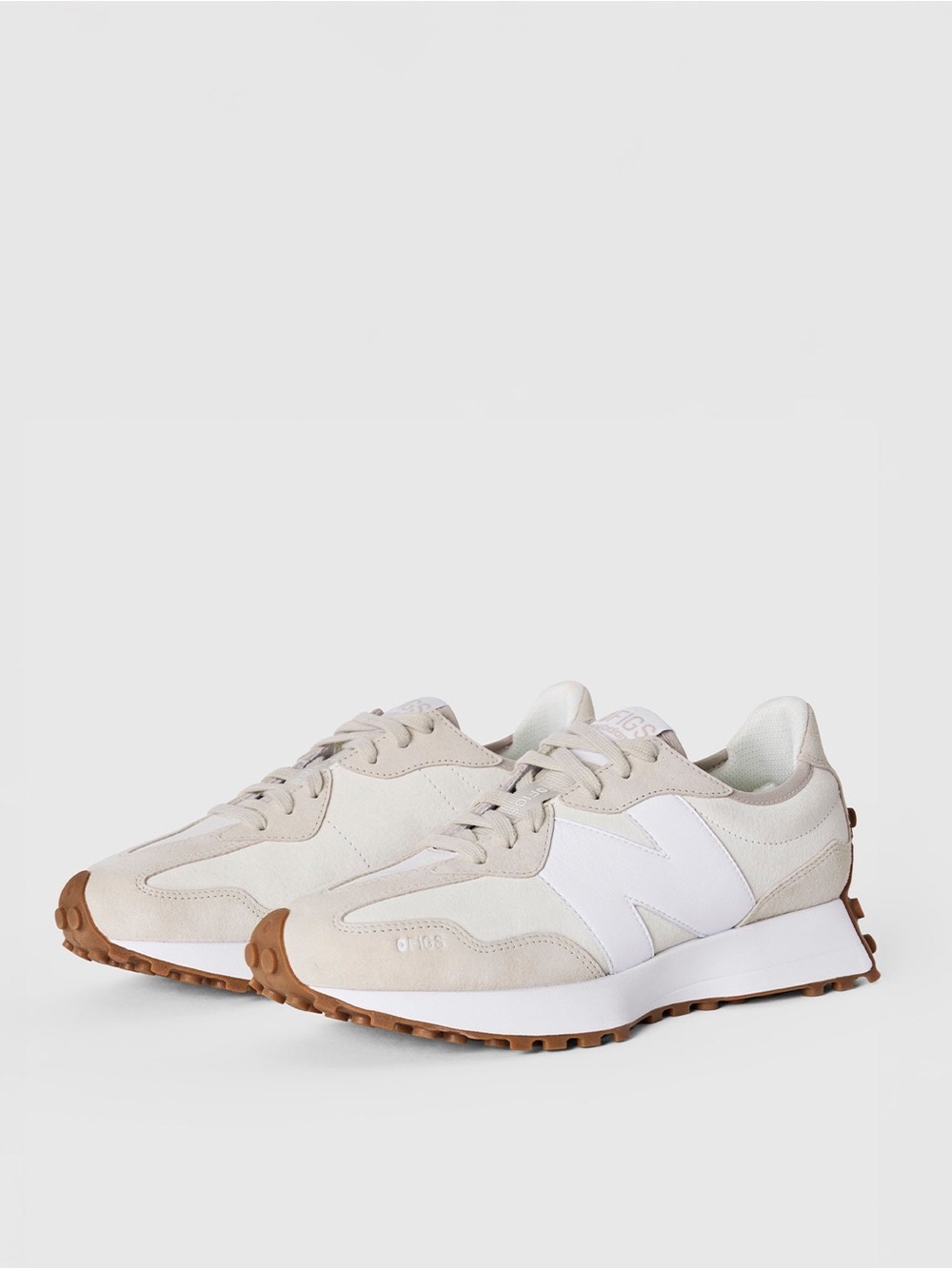 New Balance 327 X Figs Sneakers Cream White Size 8 Comfort